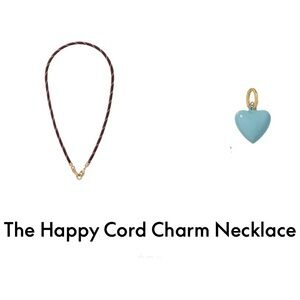 Roxanne Assoulin The Happy Cord Charm Necklace Brown & Cloud